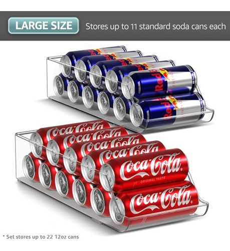 Organizador De Latas De Refresco Sorbus Skinny Para Refriger