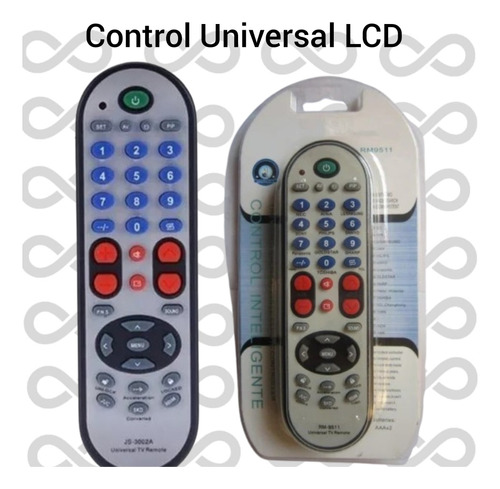 Control Universal Para Televisores Lcd Sencillos 