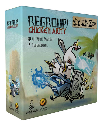 Regroup Chicken Army Juego De Mesa - Detestable Games