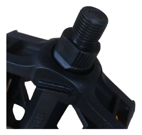 Pedales Plásticos Bmx De 1/2 Negro Fp-808 Para Bicicleta