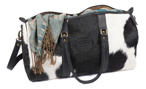 Imagen 2 de 9 de Bolso De Cuero Vacuno, Bolso De Viaje Grande