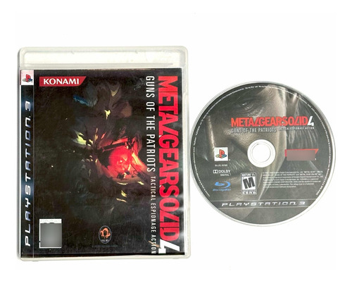 Metal Gear Solid 4 - Juego Original Físico De Playstation 3