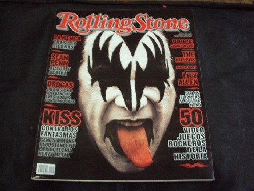 Revista Rolling Stone # 132 - Tapá Gene Simmons - Kiss