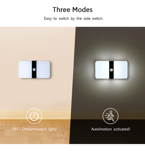Generic Luz Noturna Com Sensor De Movimento Led Com Bateria