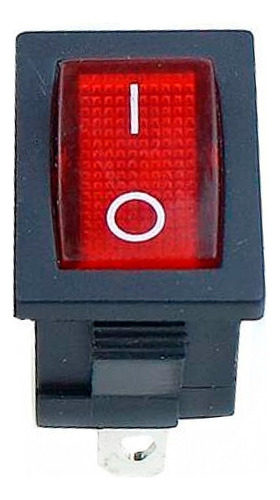 Switch Iluminado Rojo Pack8 Tekno Powers Tp-kcd-rl-pk8
