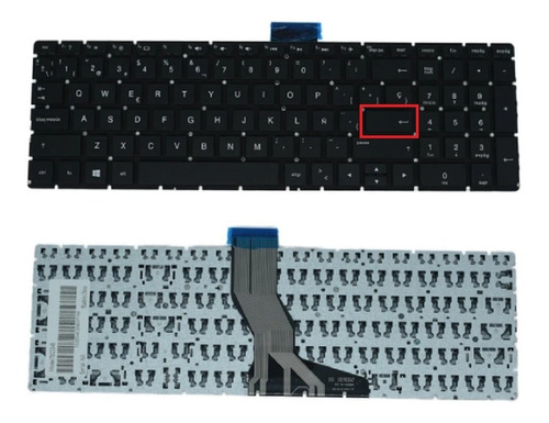 Teclado Hp 15-bs011la Pk132041e23 Negro Español Sin Frame En