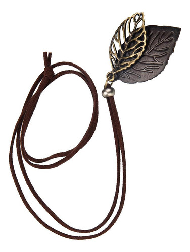 2 Collar Con Colgante Retro Para Mujer, Cadena De Cuerda