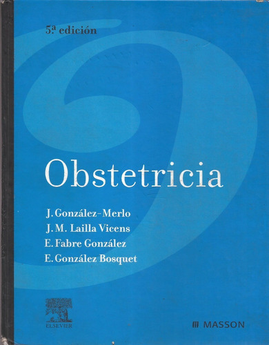 Libro Obstetricia J. Gonzalez    Edicion 5ta   #30