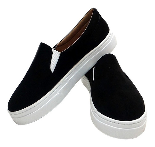 Imagem 3 de 7 de Tenis Feminino Slip On Numeração Especial Confort Envio 24hs