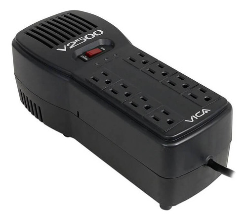 Regulador Voltaje Vica V2500 1500w 2500va 8 Contactos