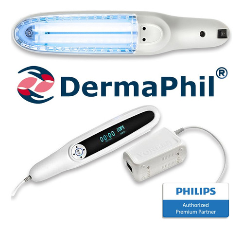 Lámpara De Fototerapia Uvb Para Vitiligo Dermaphil Philips