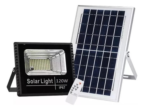 Foco Reflector Solar Led Interior Y Exterior Sin Panel Solar