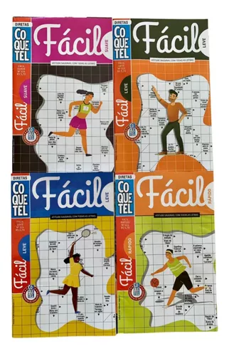 Passatempos Coquetel Nível Fácil + 560 Jogos de Caça Palavras Kit 7 Volumes  em Promoção na Americanas