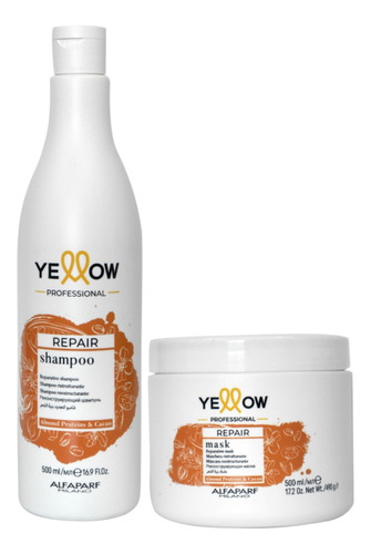 Yellow Repair Kit Shampoo 500ml & Mascarilla 500ml