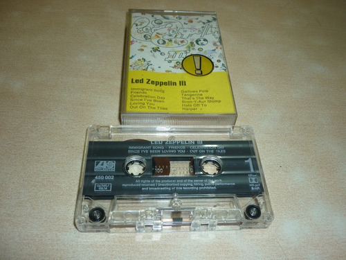 Led Zeppelin Iii 3 Cassette Aleman Impecable Jcd055