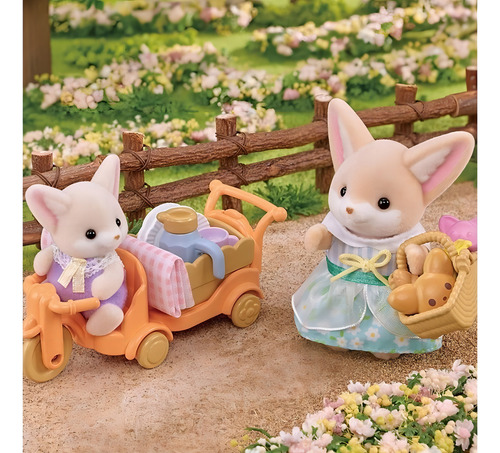 Ternurines Calico Critters Picnic Zorros Hermana Fennec Bebe