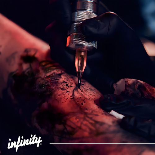 Máquina de caneta de tatuagem rotativa Infinity Perseus Stroke de 4,0 mm - cor preta
