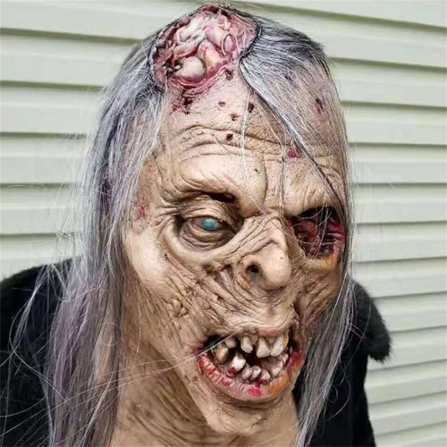 Zombie Man Scary Realistic Old Mask Horror Halloween Mask
