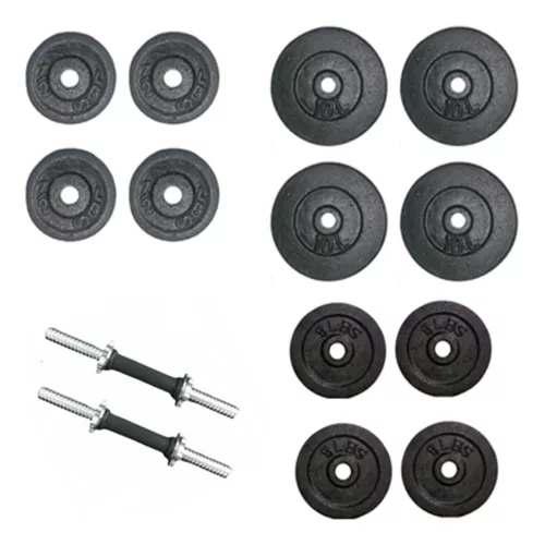 Set Kit 6 Discos Por 70 Lb Para Pesas Barras-mancuernas Gym