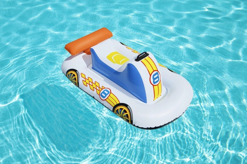 Imagen 5 de 9 de Inflable Auto De Carreras 110x75cm Bestway 41480