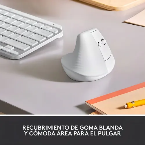 Mouse Logitech Lift Inalámbrico Ergonómico Sensor Óptico