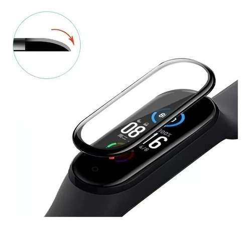 Vidrio Templado 3d Curvo Glass Para Xiaomi Mi Band 4 5