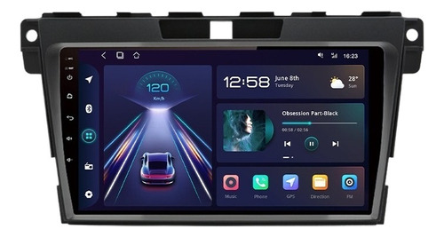 Radio De Coche Android Carplay2+32g Para Mazda Cx7 2008-2015