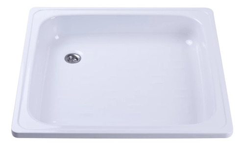 Receptáculo Capea Enlozado Modelo América 80 X 80 Blanco P