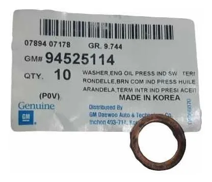 Arandela Tapón Cárter Todos