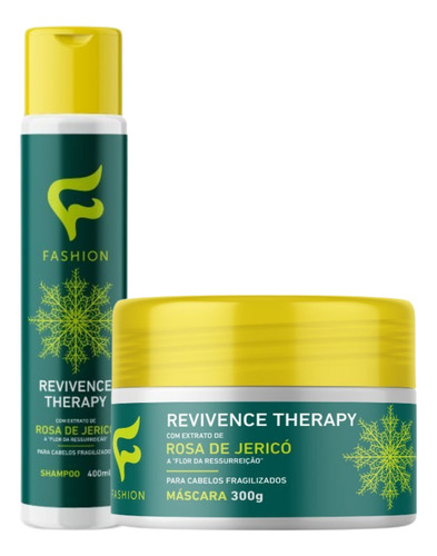 Kit Shampoo 400ml + Máscara 300g Revivence Therapy