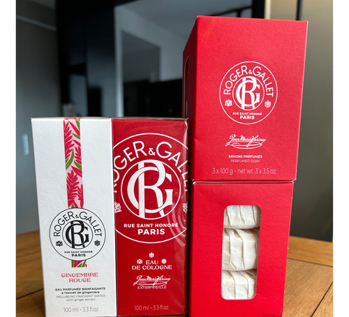 Roger & Gallet Jean Marie Farina Caixa De Sabonetes 3 X 100g
