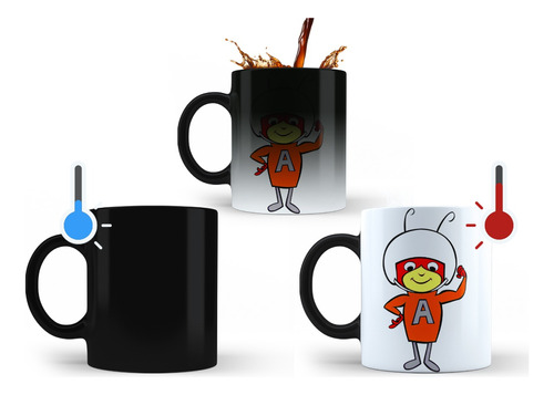 Atom Ant La Hormiga Atomica Retro Taza Magica T P E