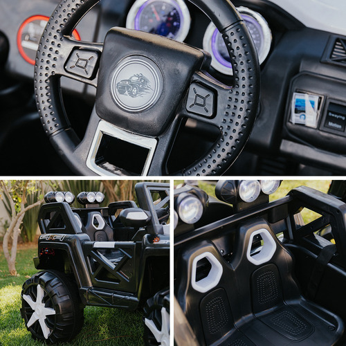 Imagen 4 de 10 de Carro Montable Eléctrico 4x4 Buggy + Control Remoto Bcx-1 Bk