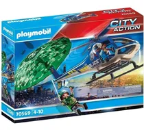 Comprar Playmobil 70569 Persecución En Paracaídas City Action
