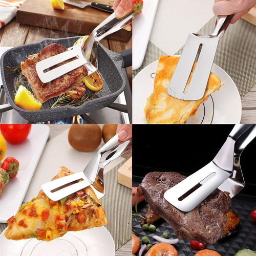 Pinzas Para Parrilla De Acero Inoxidable, Pinzas Tipo