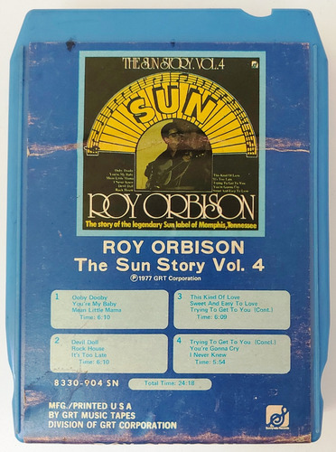 Roy Orbison - The Sun Story Vol.4   8 Tracks