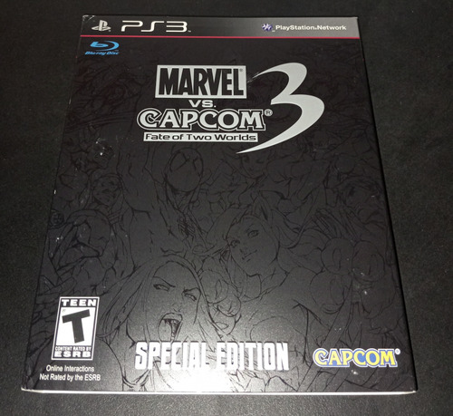 Marvel Vs Capcom 3 Steelbook Ps3 + Guia