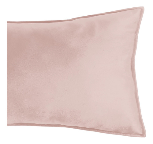 Funda De Almohada King Size Velvet Soft Pink Vianney Rosa