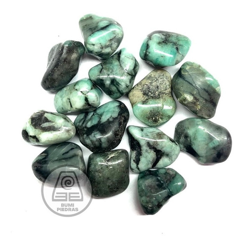 Esmeralda Verde Rolada Piedra Bumi