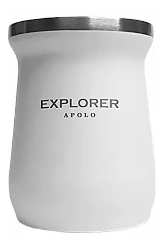 Mate Termico Explorer Apolo Acero Inoxidable 273 Ml Blanco