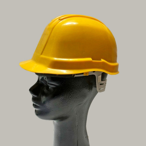 Imagen 4 de 7 de Casco De Seguridad Construccion Arnes Cremallera Amarillo