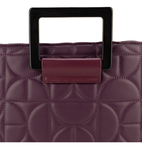 Bolsa Satchel Cloe Inaxy I Mediano Color Violeta