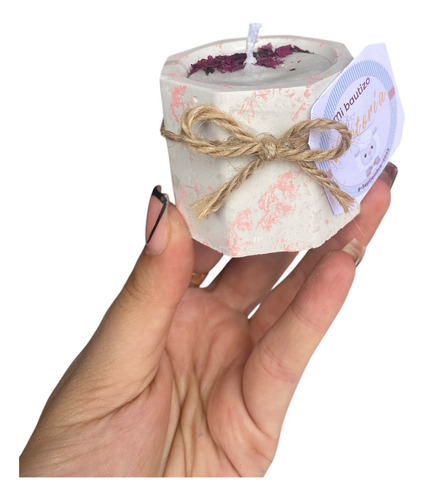Recuerdo Para Bautizo 30pz Velas Aromaticas