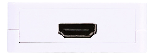 Mini Conversor Hdmi A Vga Hdmi 2 Vga Con Cable Usb 1080p