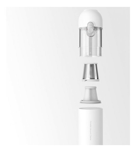 Imagen 4 de 6 de Aspiradora inalámbrica Xiaomi Mi Vacuum Cleaner Mini 100ml blanca 100V/240V 50Hz/60Hz