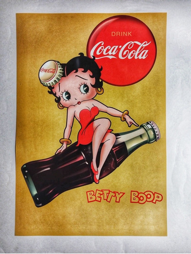 Poster Coca Cola Betty Boop 
