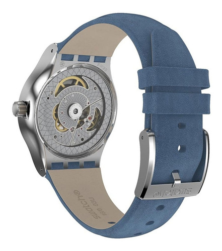 Reloj Swatch Sy23s403 Petite Seconde Blue Ag Oficial C