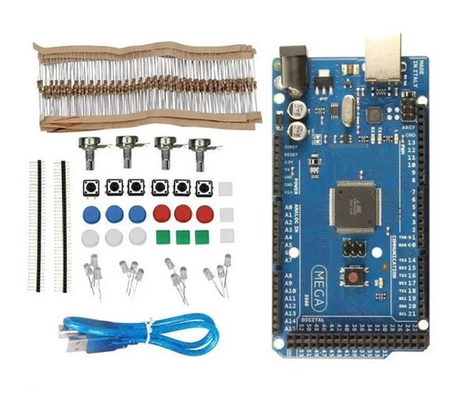 Kit Componentes Electronicos Placa Mega Para Arduino Emakers