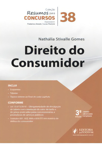 Direito Do Consumidor, De Gomes Stivalle. Editora Juspodivm Em Português