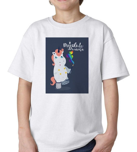 Remera De Niño Unicorn Very Bad Unicornio Muy Malo M3